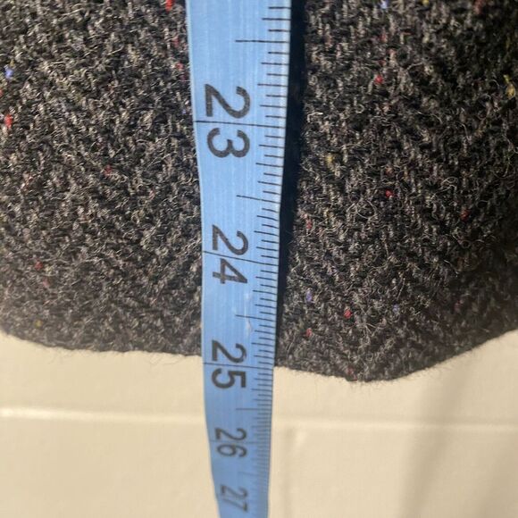 JEAN PAUL GERMAIN Mens Black Gray Wool Tweed Sport Coat Blazer JACKET Size 44 R - Picture 14 of 16